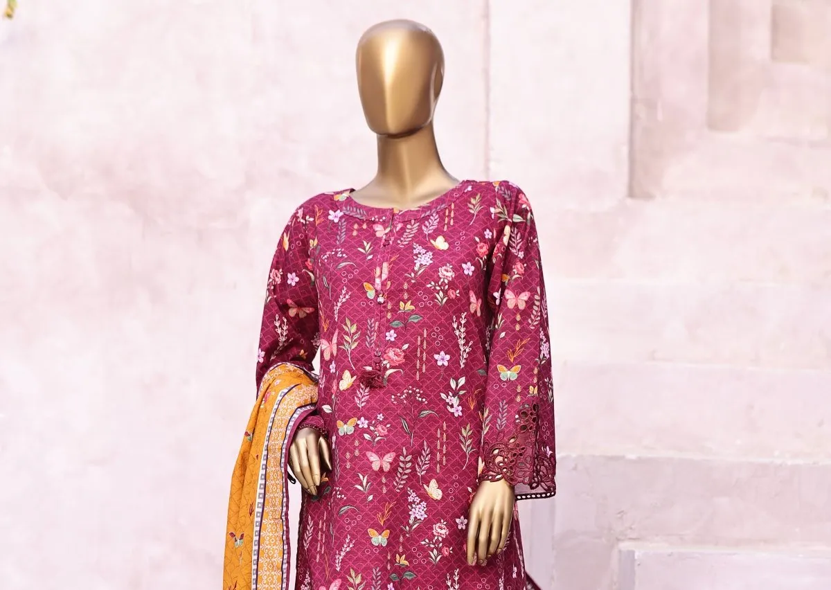 Sada Bahar Khaddar 3 Piece Suit SBA70