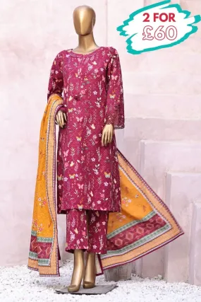 Sada Bahar Khaddar 3 Piece Suit SBA70