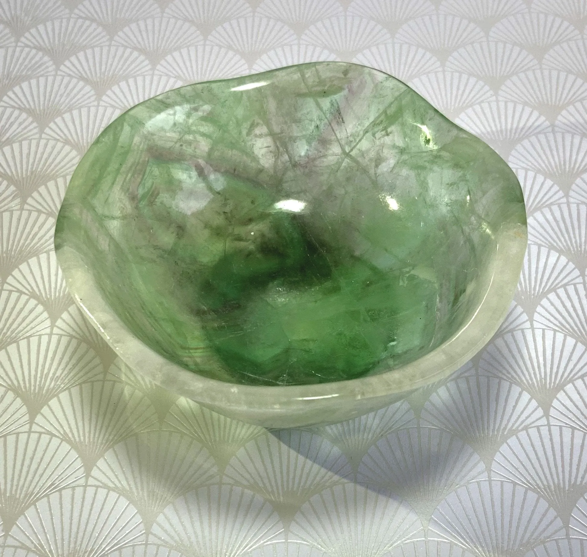 Sage in the Meadow Fluorite Dish