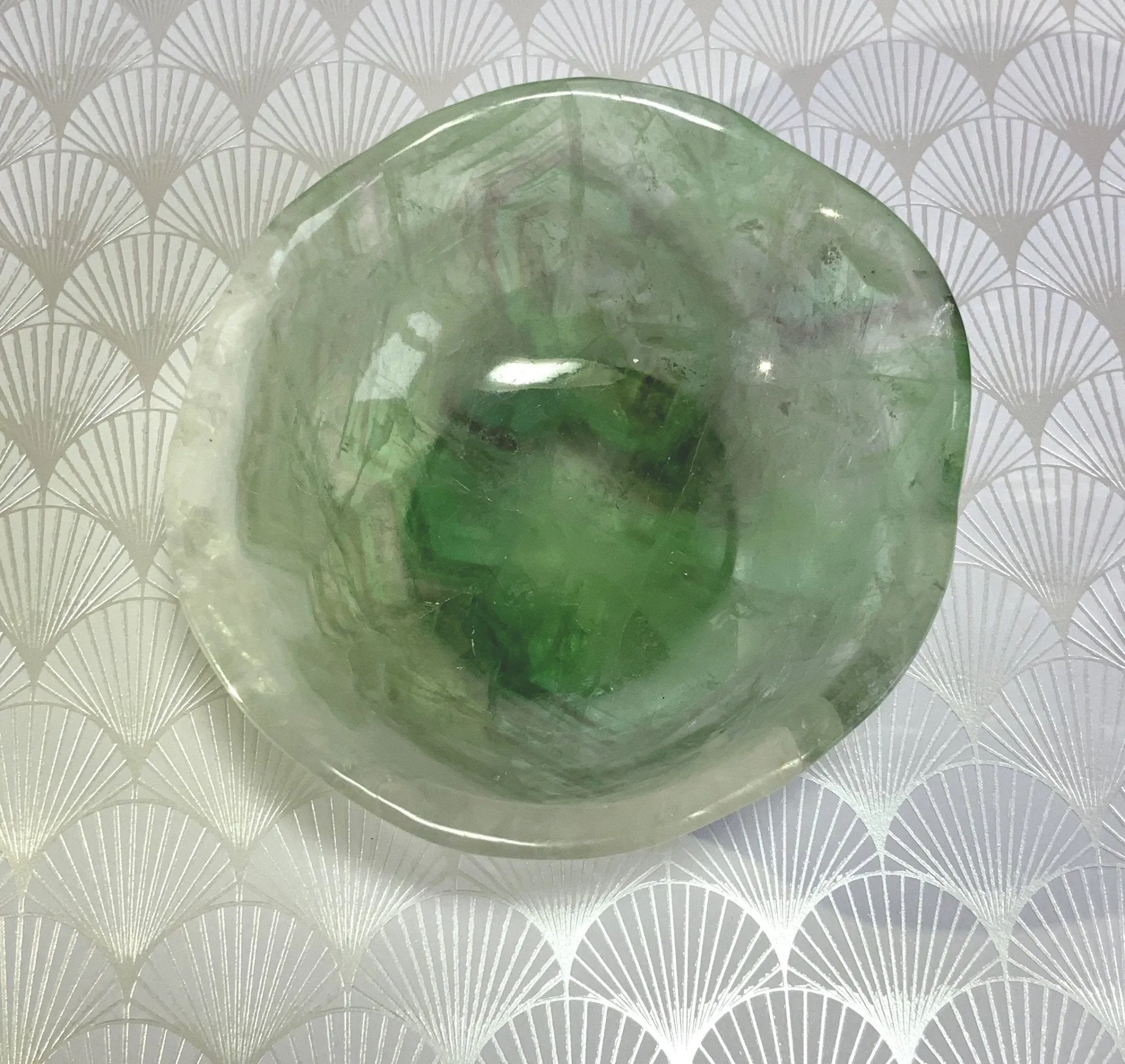 Sage in the Meadow Fluorite Dish