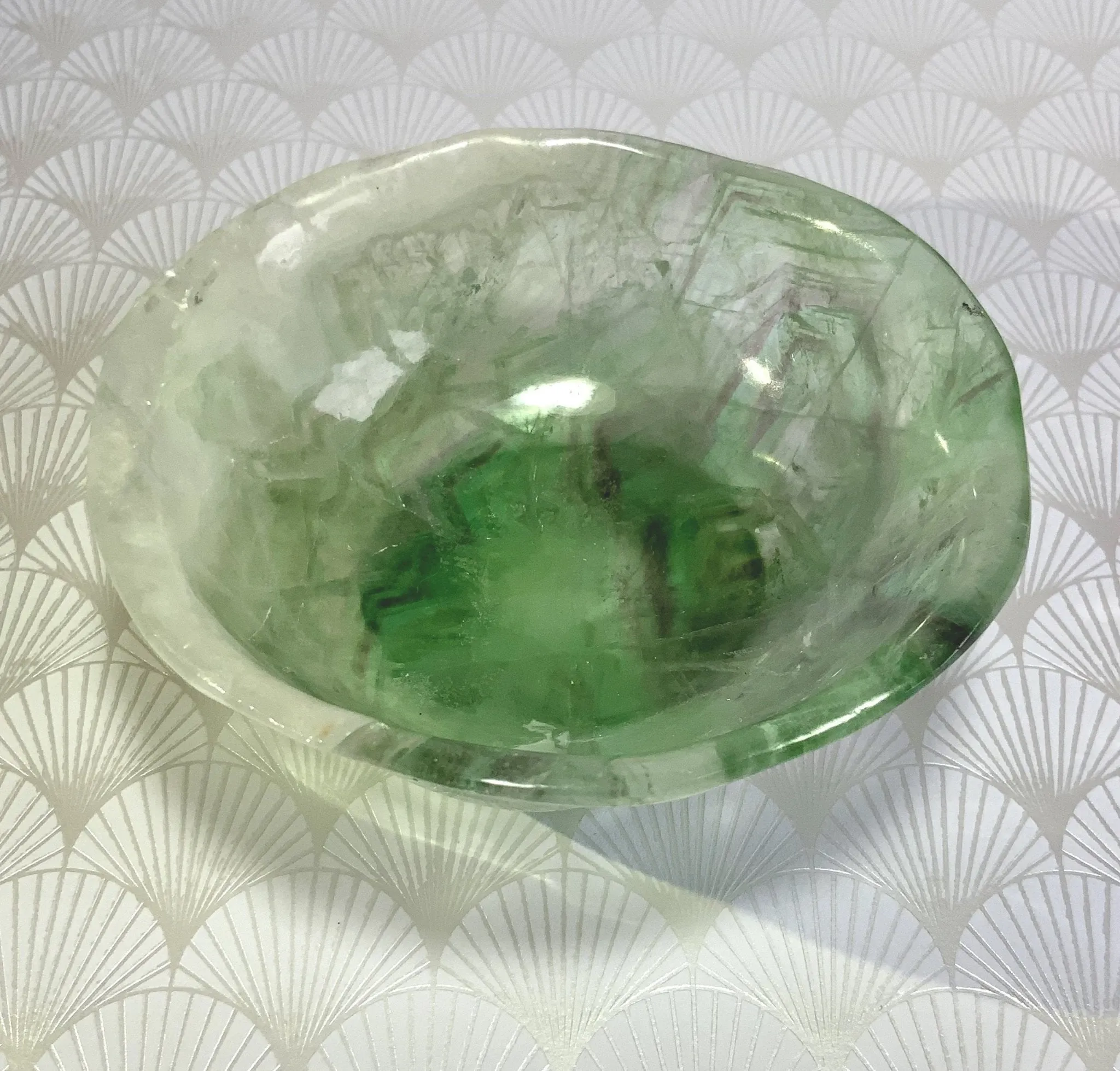 Sage in the Meadow Fluorite Dish