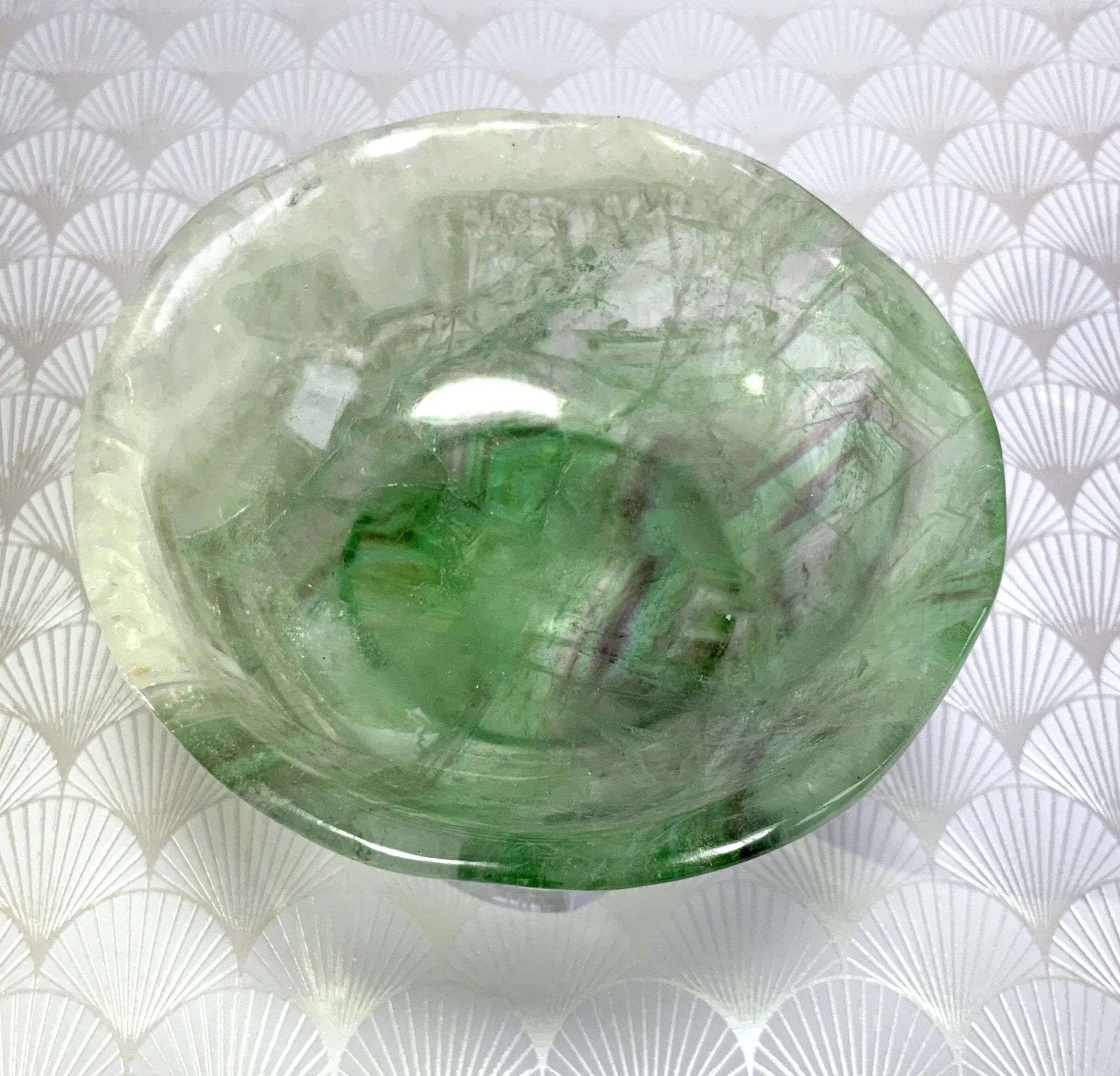 Sage in the Meadow Fluorite Dish