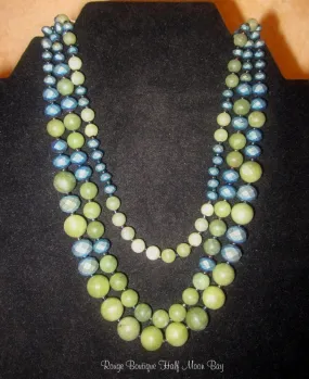 Semi-precious Natural Stone necklace (Taiwan Jade)