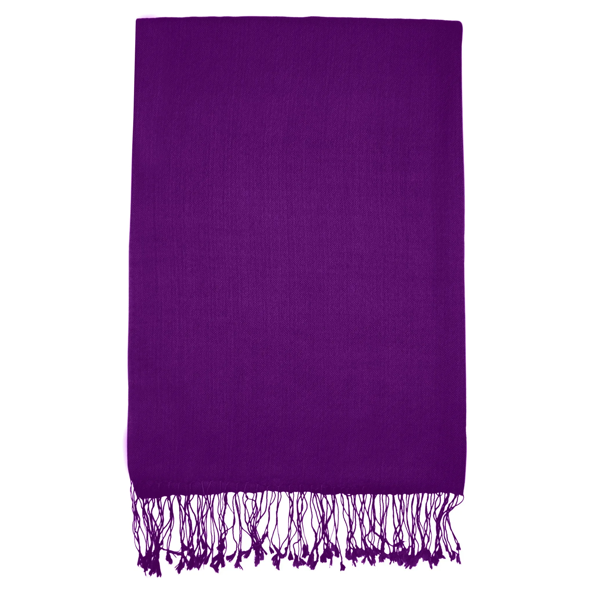 Silk/Wool Stole - Purple