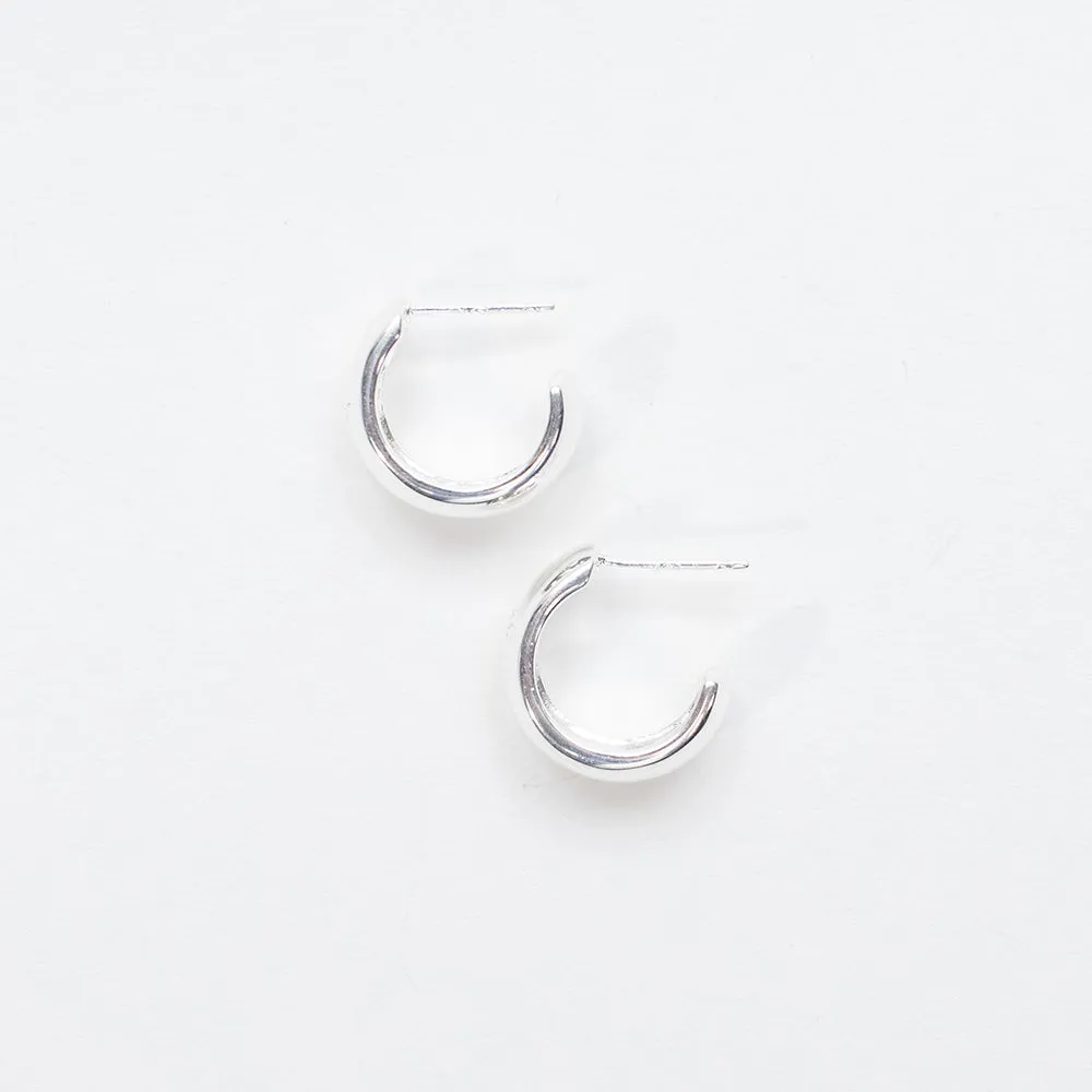 Silver Star Set Hoops