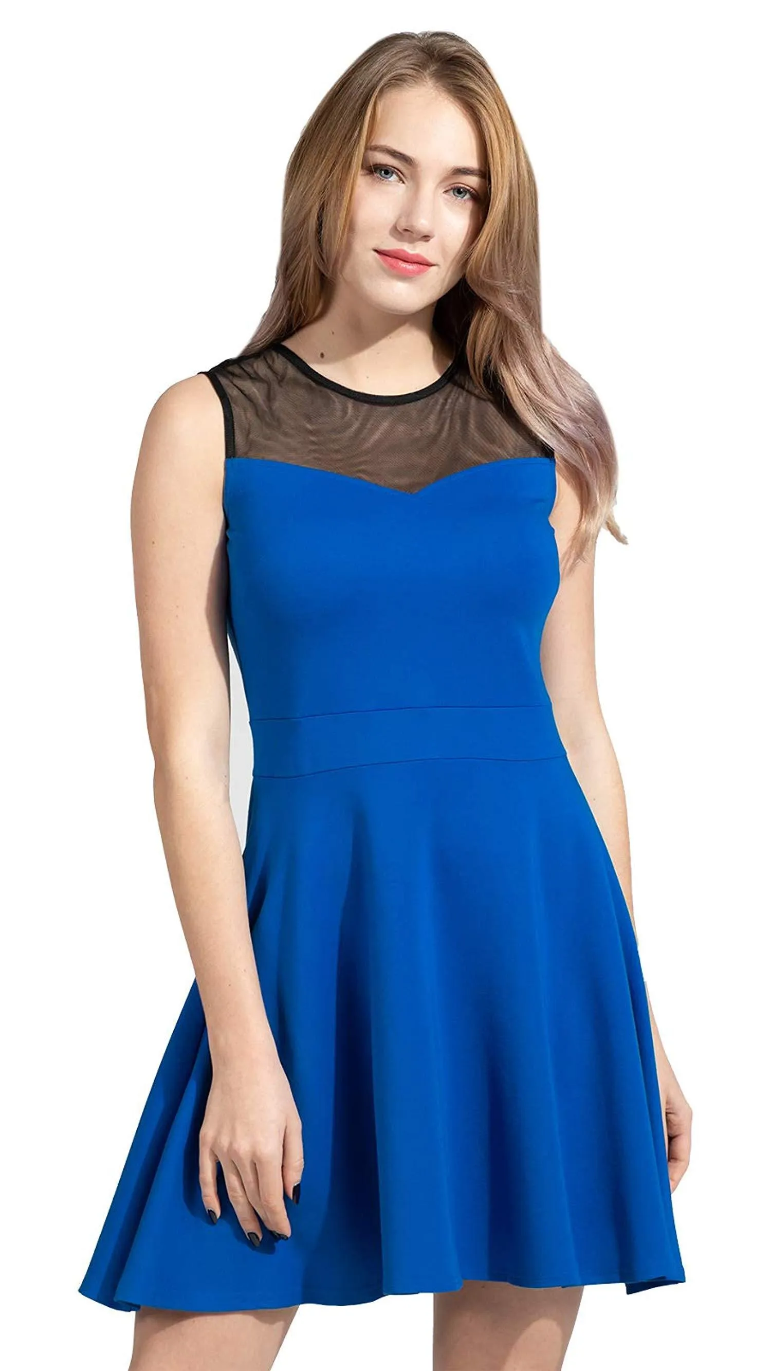 Sleeveless Pleated Dress