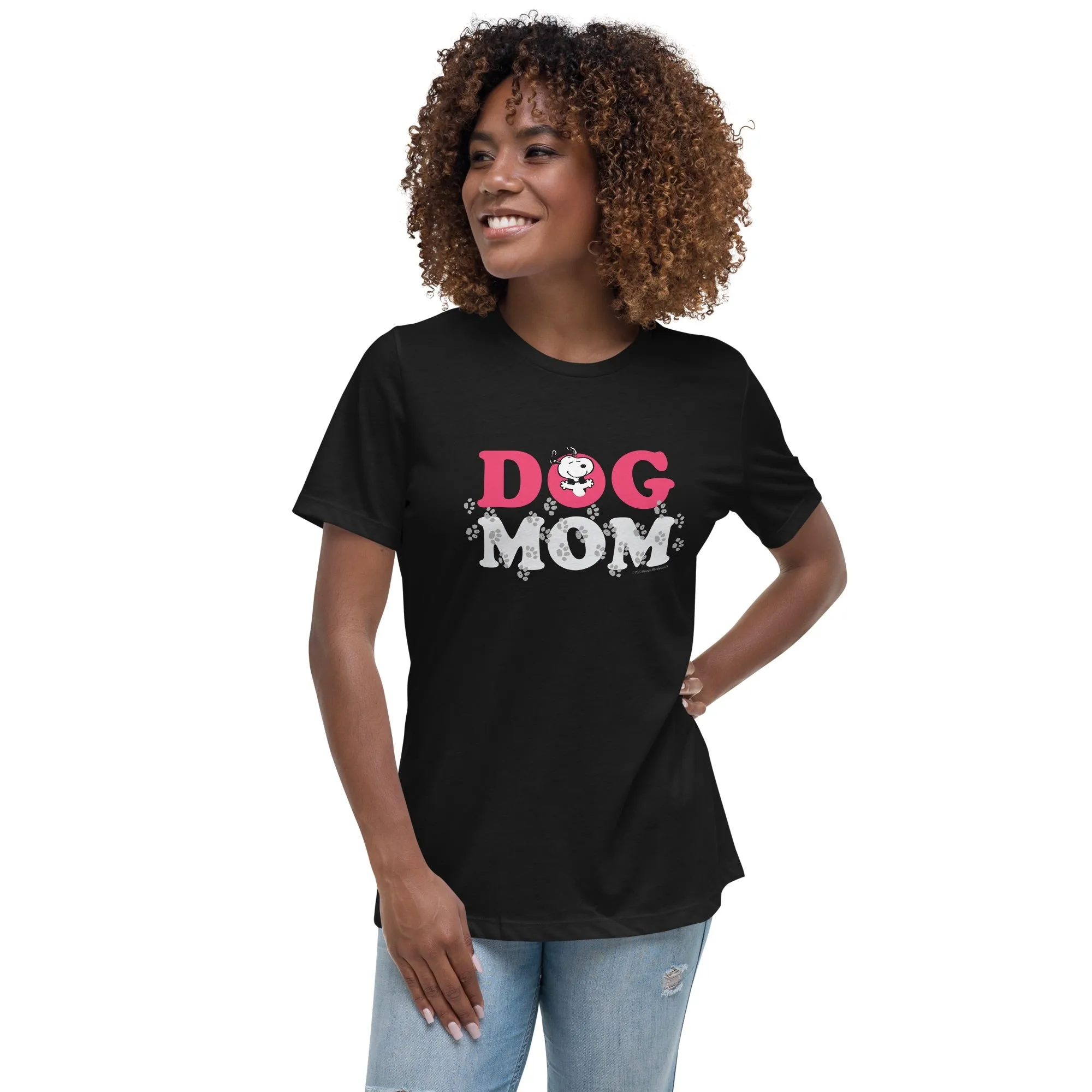 Snoopy Dog Mom Women's Relaxed T-Shirt