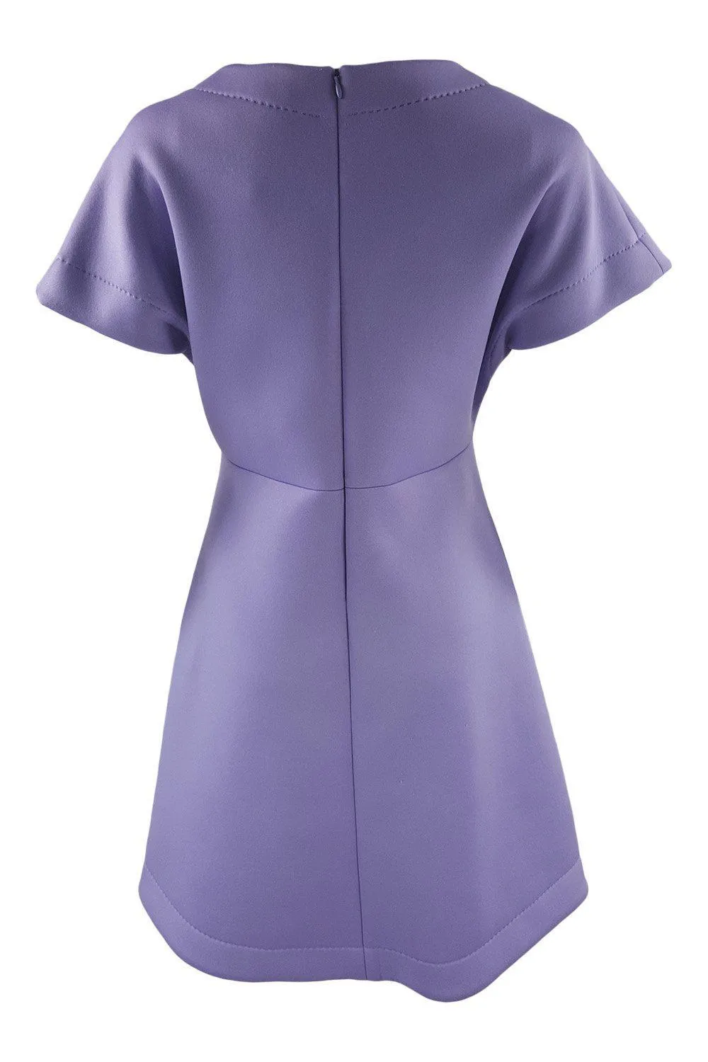 SONIA By Sonia Rykiel Purple Neoprene Skater Dress (38)