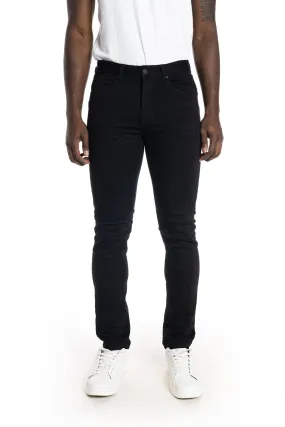 Stone Washed Basic Jeans - Jet Black