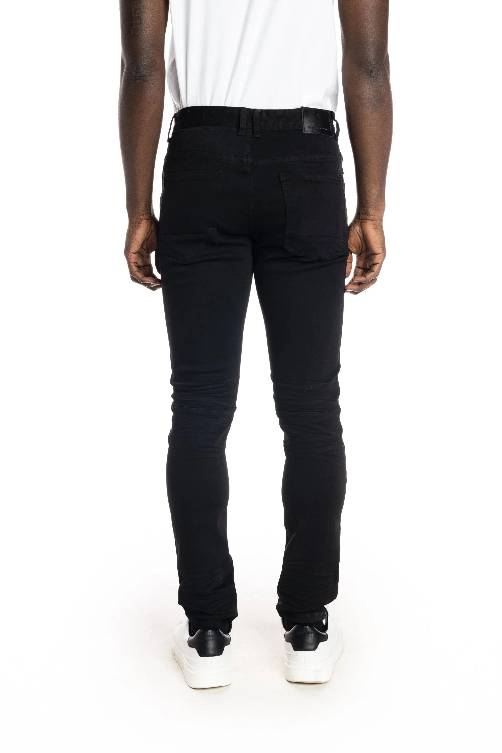 Stone Washed Basic Jeans - Jet Black