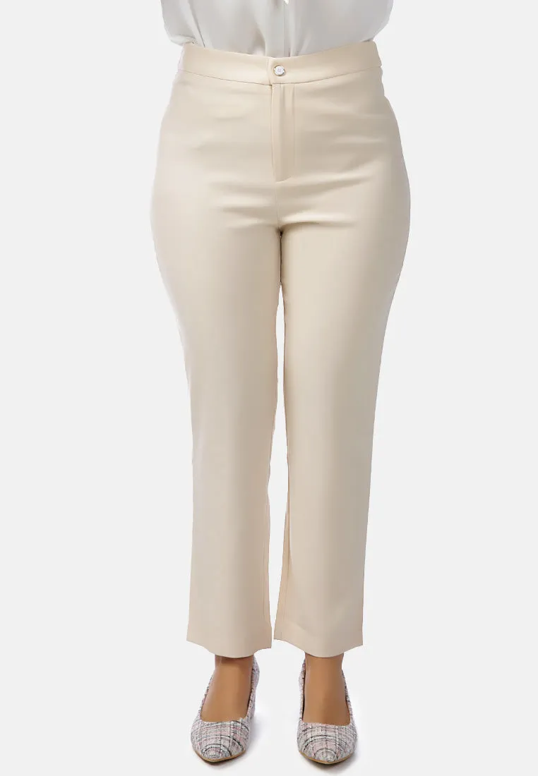 straight formal trousers