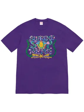 SUPREME CREST TEE PURPLE [SS21]