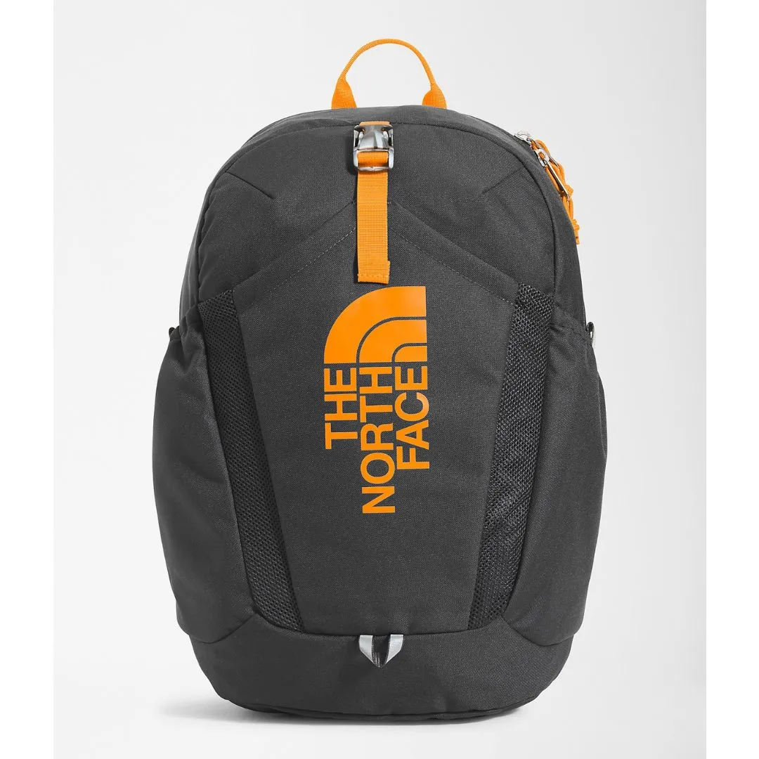 The North Face Asphalt Gray/Cone Orange Youth Mini Recon Backpack