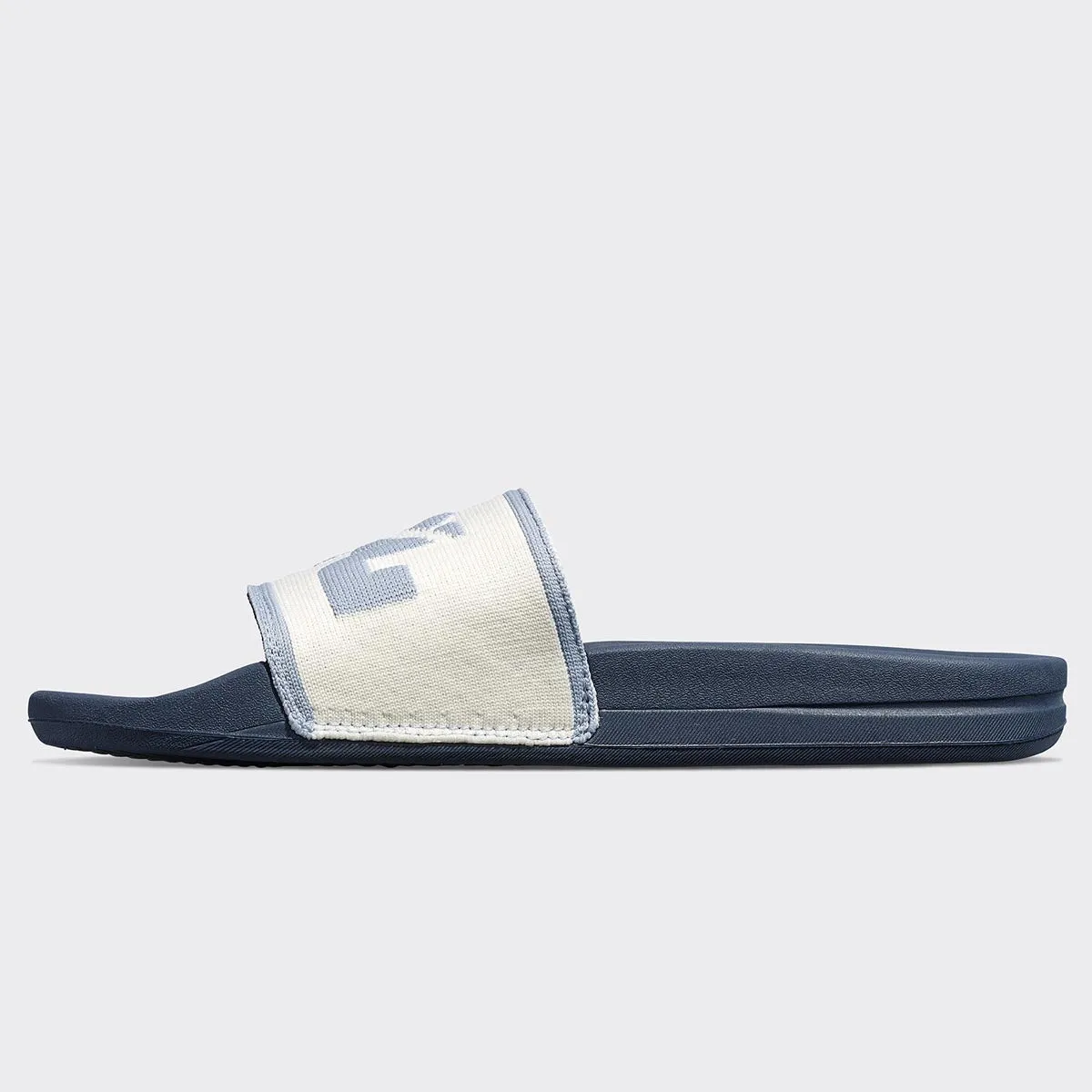 Women's Big Logo TechLoom Slide Midnight / Pristine / Forged Blue