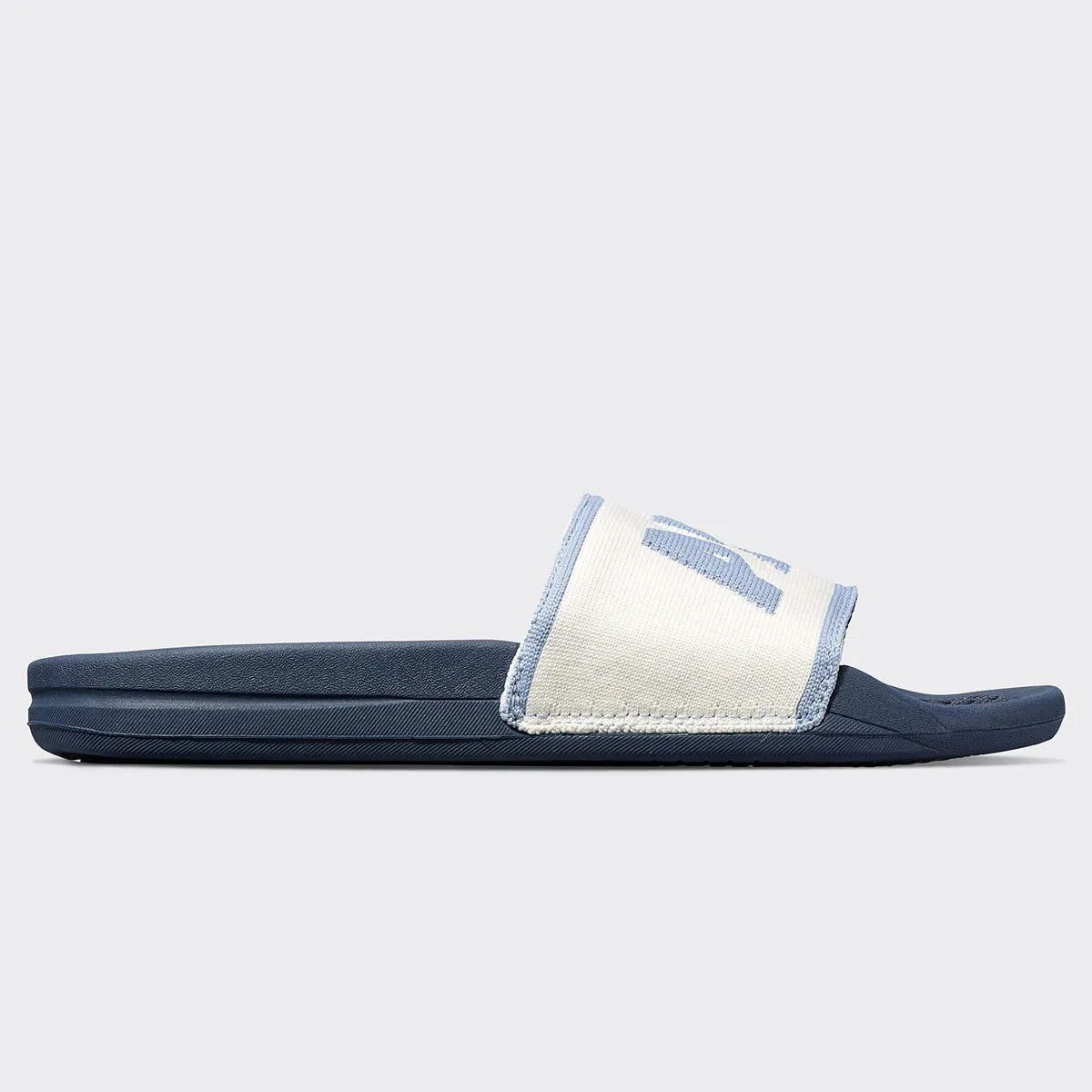 Women's Big Logo TechLoom Slide Midnight / Pristine / Forged Blue