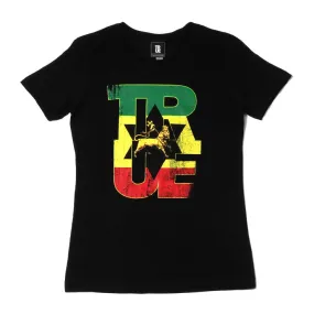 Womens True Logo Lion T-Shirt Black