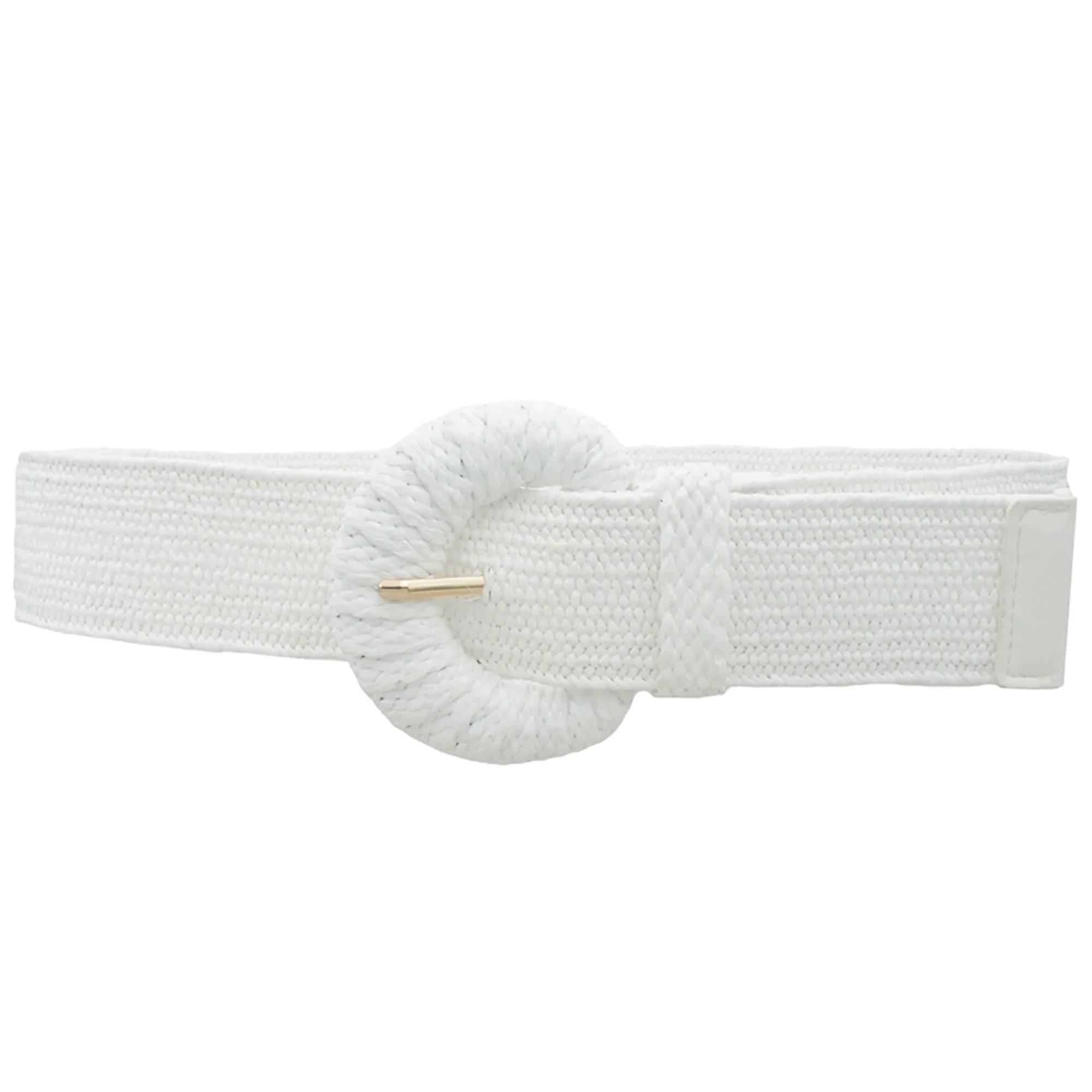 Woven Stretch Half Moon Belts