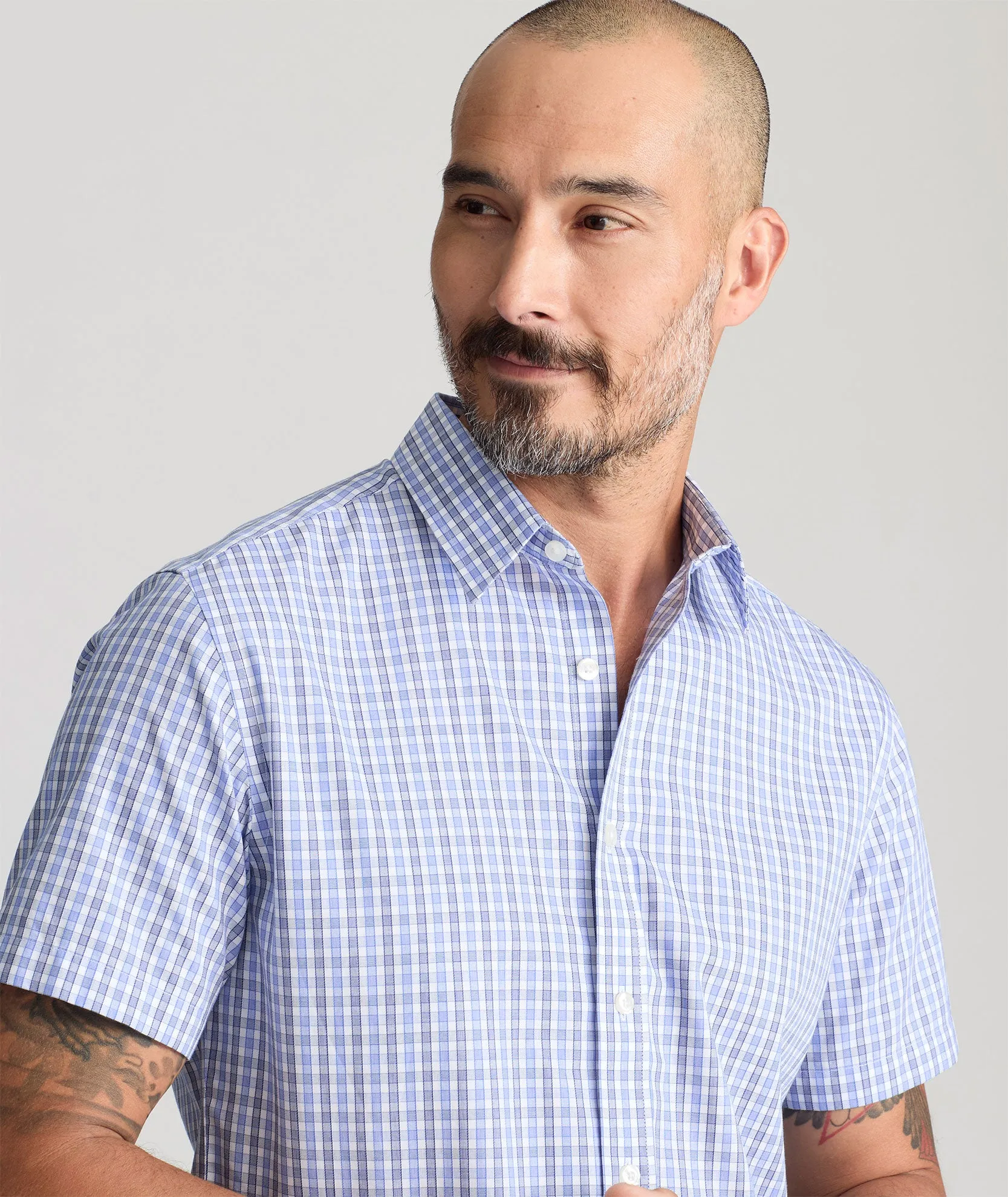 Wrinkle-Free Short-Sleeve Dante Shirt