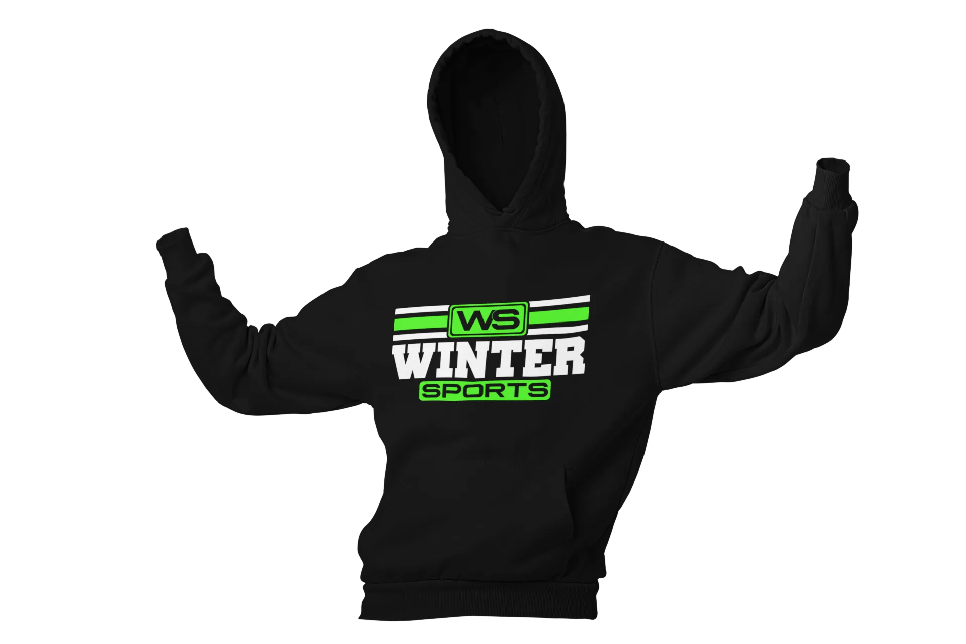 WS - Winter Sports T- Shirt Lime Green