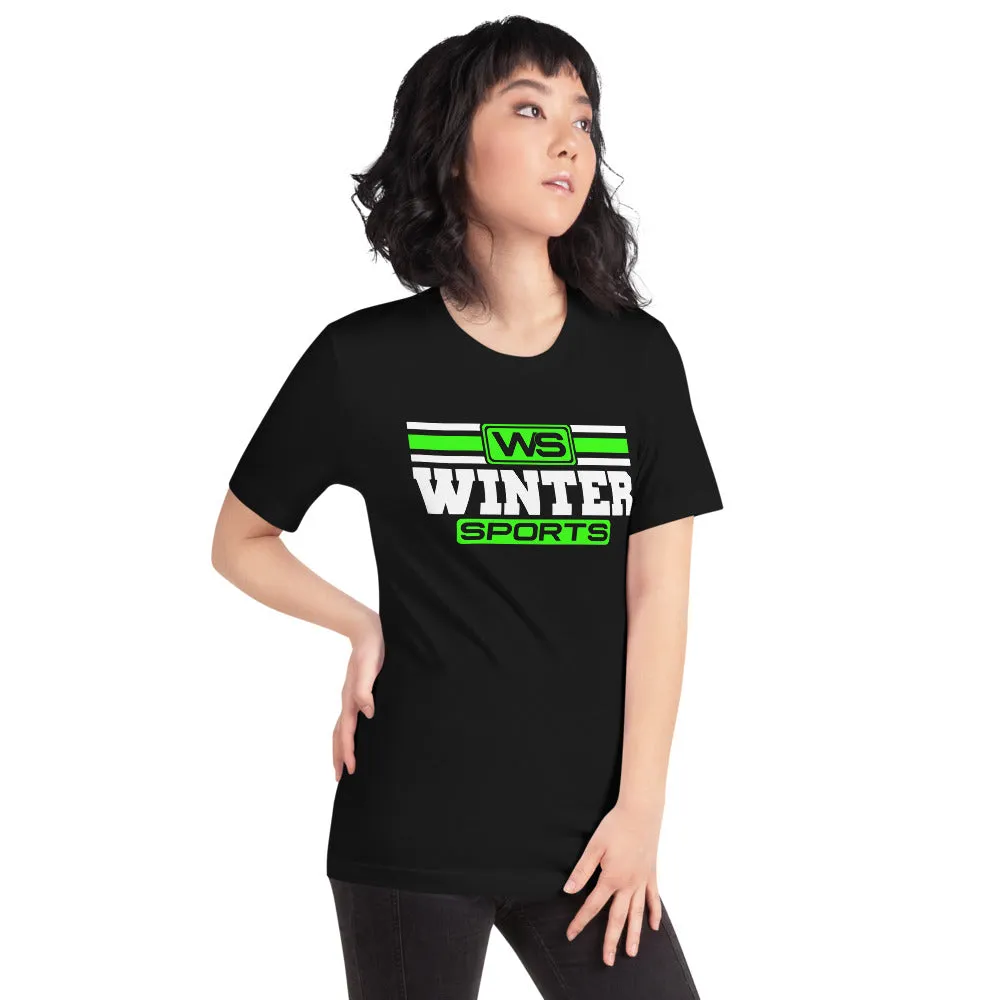 WS - Winter Sports T- Shirt Lime Green