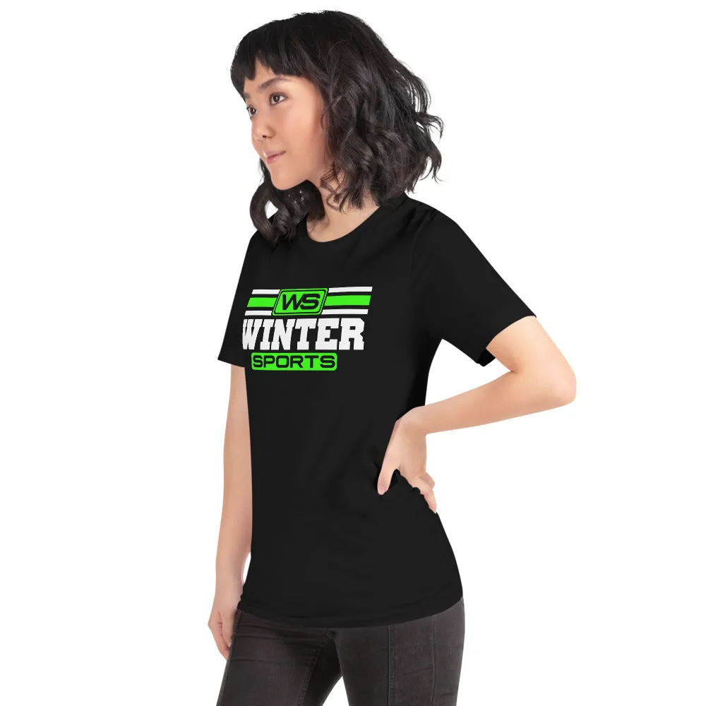 WS - Winter Sports T- Shirt Lime Green