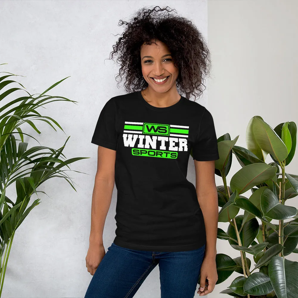 WS - Winter Sports T- Shirt Lime Green