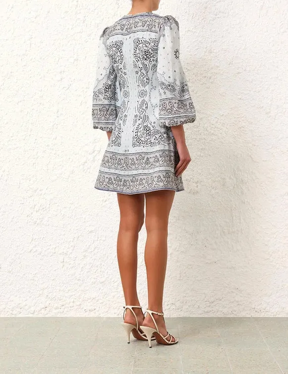 ZIMMERMANN Matchmaker Keyhole Mini Dress